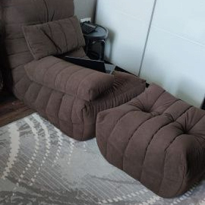 Лаунж хоум: бескаркасная мебель для уютного дома. Отзыв с фото в интерьере. Оценка 5 звезд.